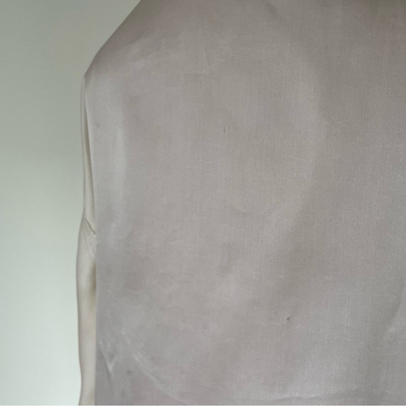 Margot Rozanska Hand-Painted OOAK ART-WEAR Silk Open Lagenlook Jacket Blazer M - Picture 9 of 12